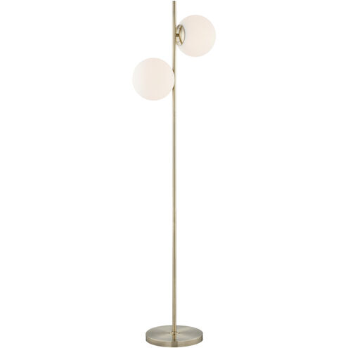 Lencho 64 inch 25.00 watt Gold Floor Lamp Portable Light