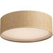Prime LED 16 inch Flush Mount Ceiling Light in Grass Cloth