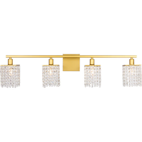 Phineas 4 Light 36 inch Brass Wall sconce Wall Light