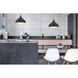 Circa 1 Light 13 inch Black Pendant Ceiling Light