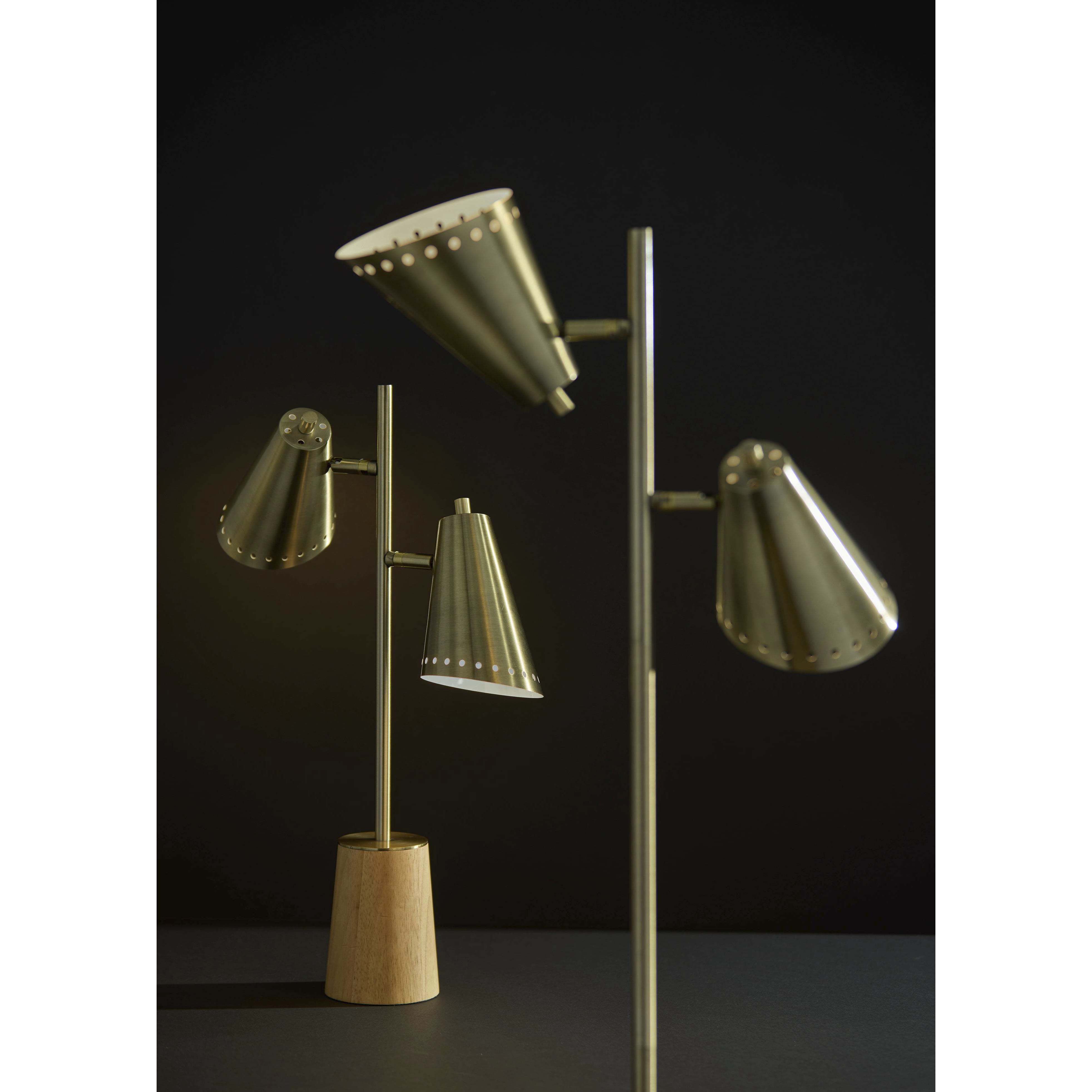 Josephine 24 inch 40.00 watt Antique Brass Desk Lamp Portable Light