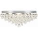 Calypso 6 Light 20 inch Polished Chrome Flush Ceiling Light