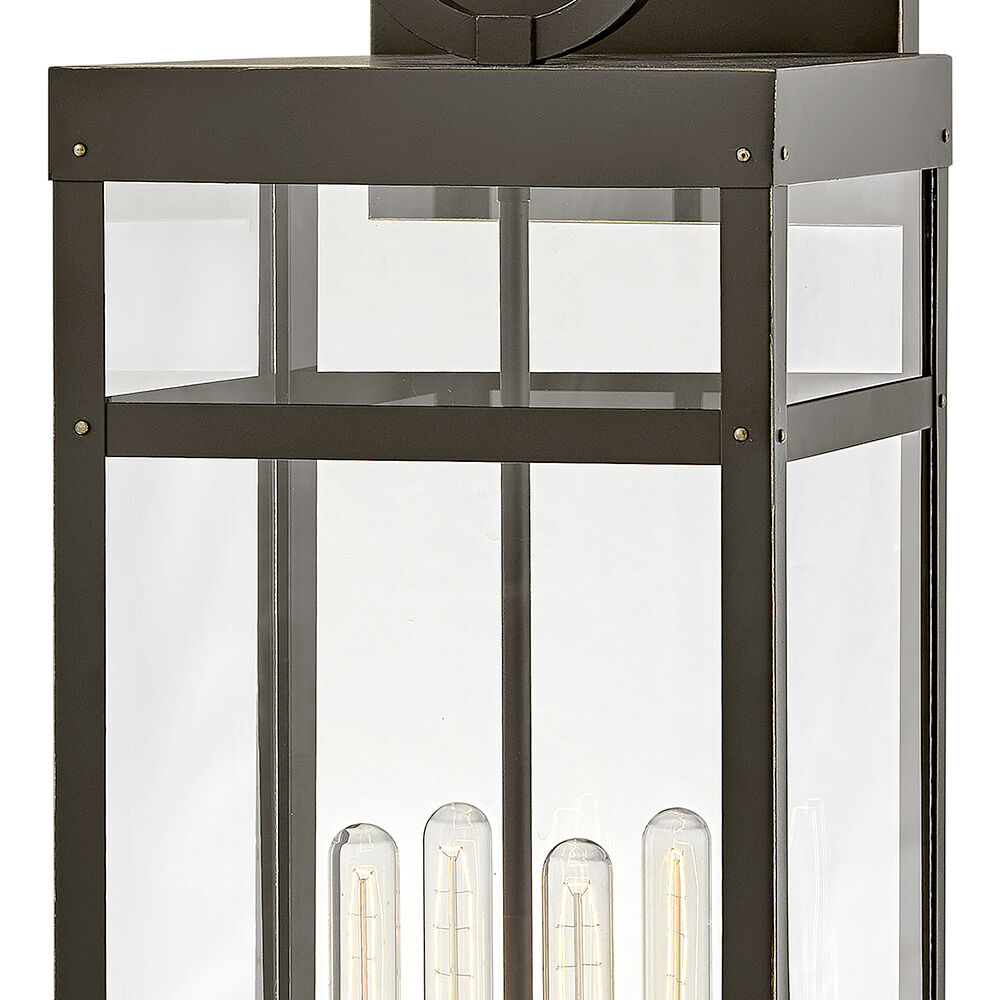Estate Series Porter Outdoor Wall Mount Lantern in Oil Rubbed Bronze, Non-LED, Open Air