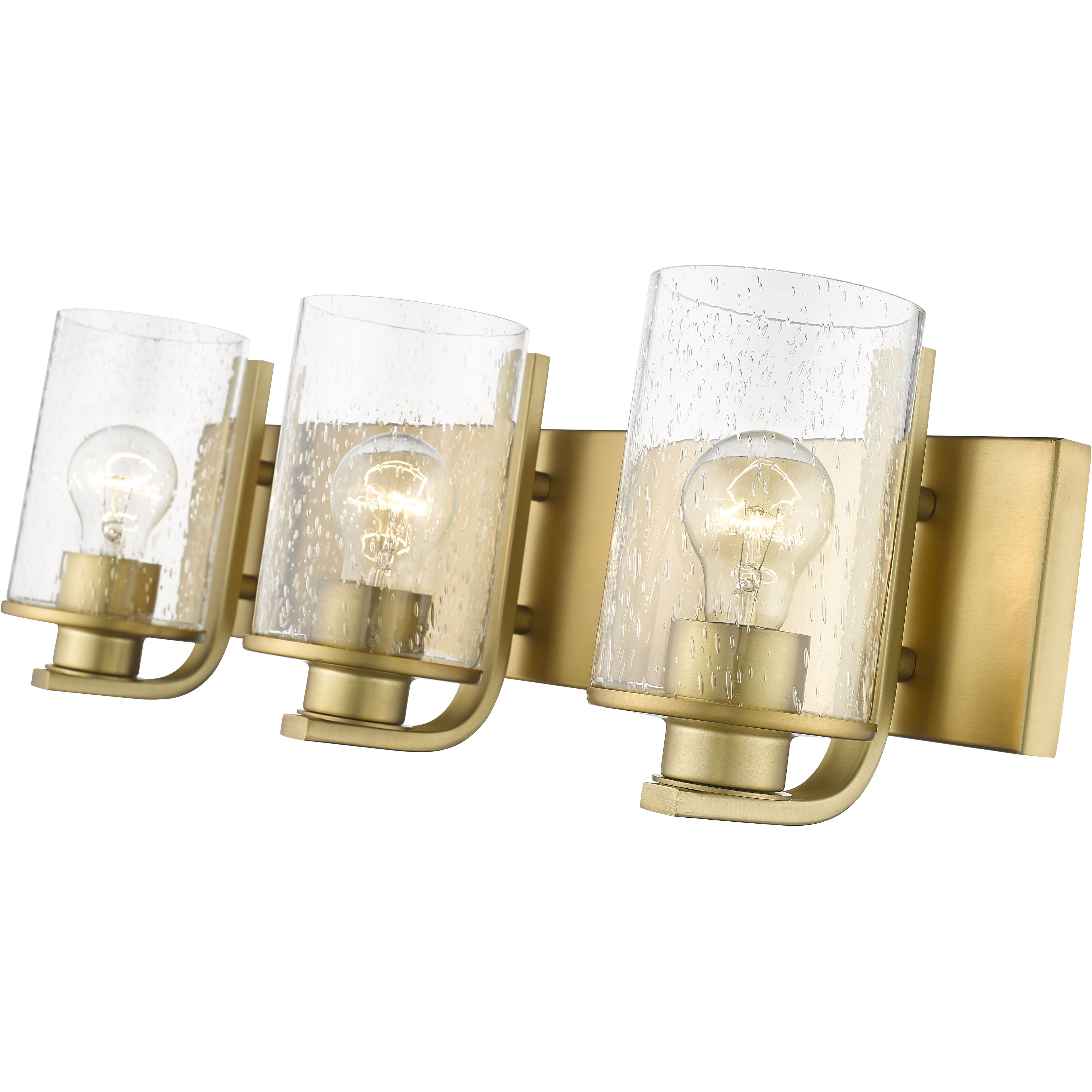 Beckett 3 Light 23 inch Olde Brass Vanity Wall Light