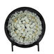 Zuri 18.1 X 18.1 inch Black/White Charger Plate