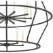Abbott 15 Light 48 inch Black Chandelier Ceiling Light