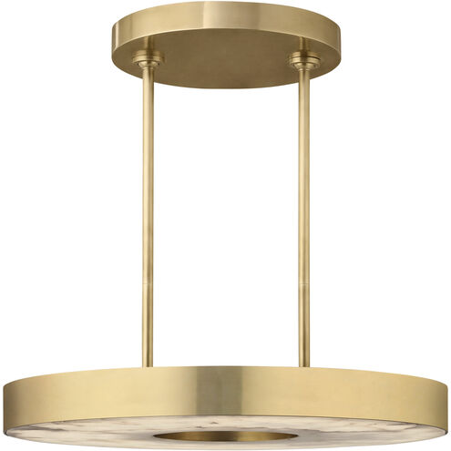 Kelly by Kelly Wearstler Wyllis LED 24 inch Hand Rubbed Antique Brass Chandelier Ceiling Light