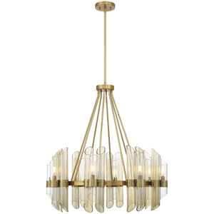 Biltmore 8 Light 30 inch Warm Brass Chandelier Ceiling Light