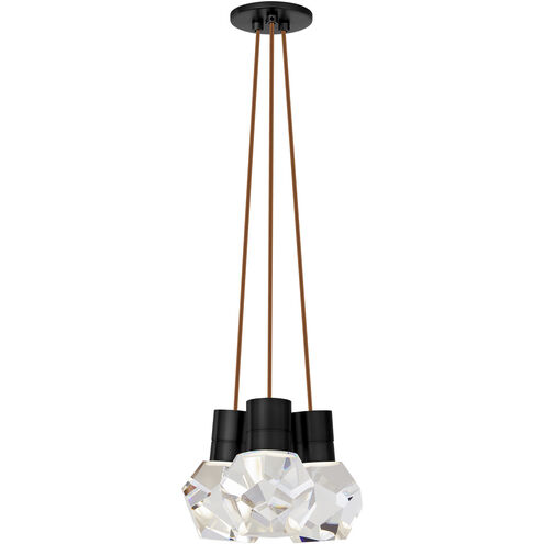 Sean Lavin Kira LED Black Pendant Ceiling Light in LED 90 CRI 3000K, Copper Cord, Integrated LED