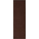 Sculpture 156 X 108 inch Dark Brown Rug