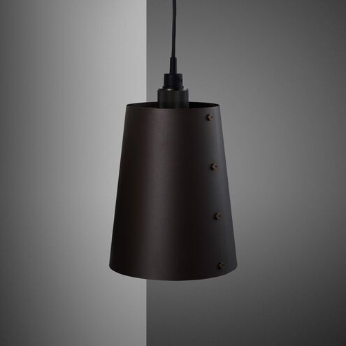Hooked Wall Light in Graphite / Smoked Bronze