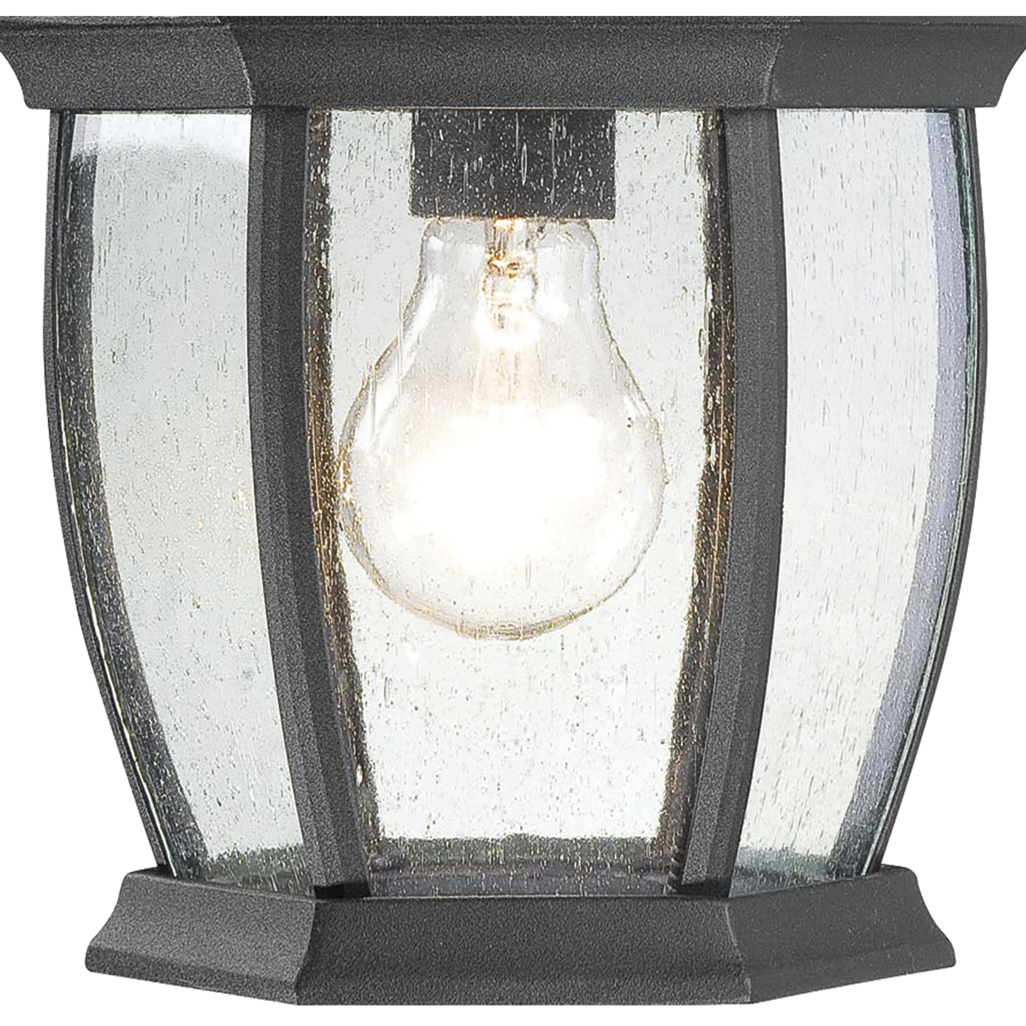 Covington 1 Light 16 inch Black Outdoor Wall Sconce
