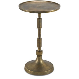 Pascal 12 inch Brass Side Table