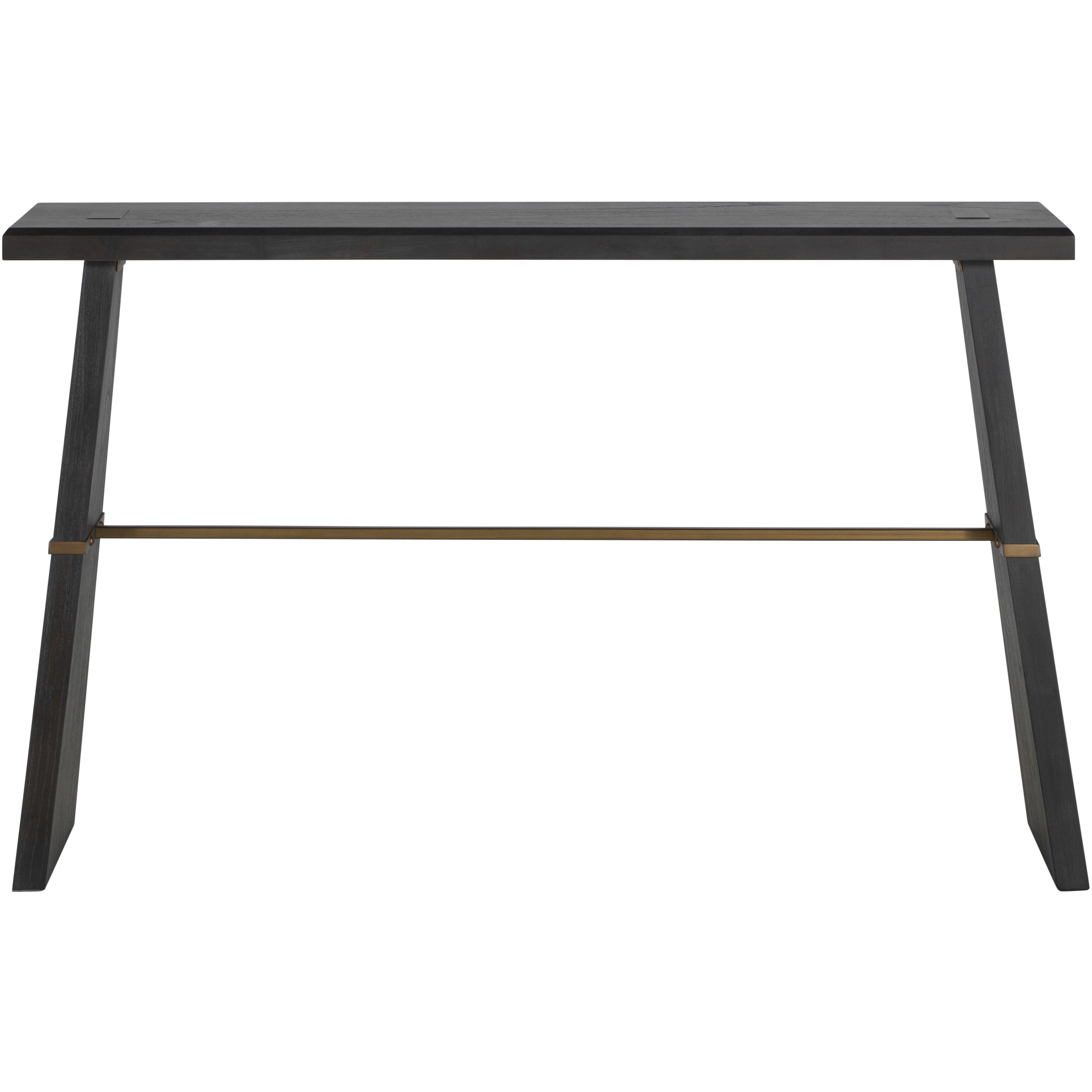 Havana 52 X 12 inch Black / Brown Console Table