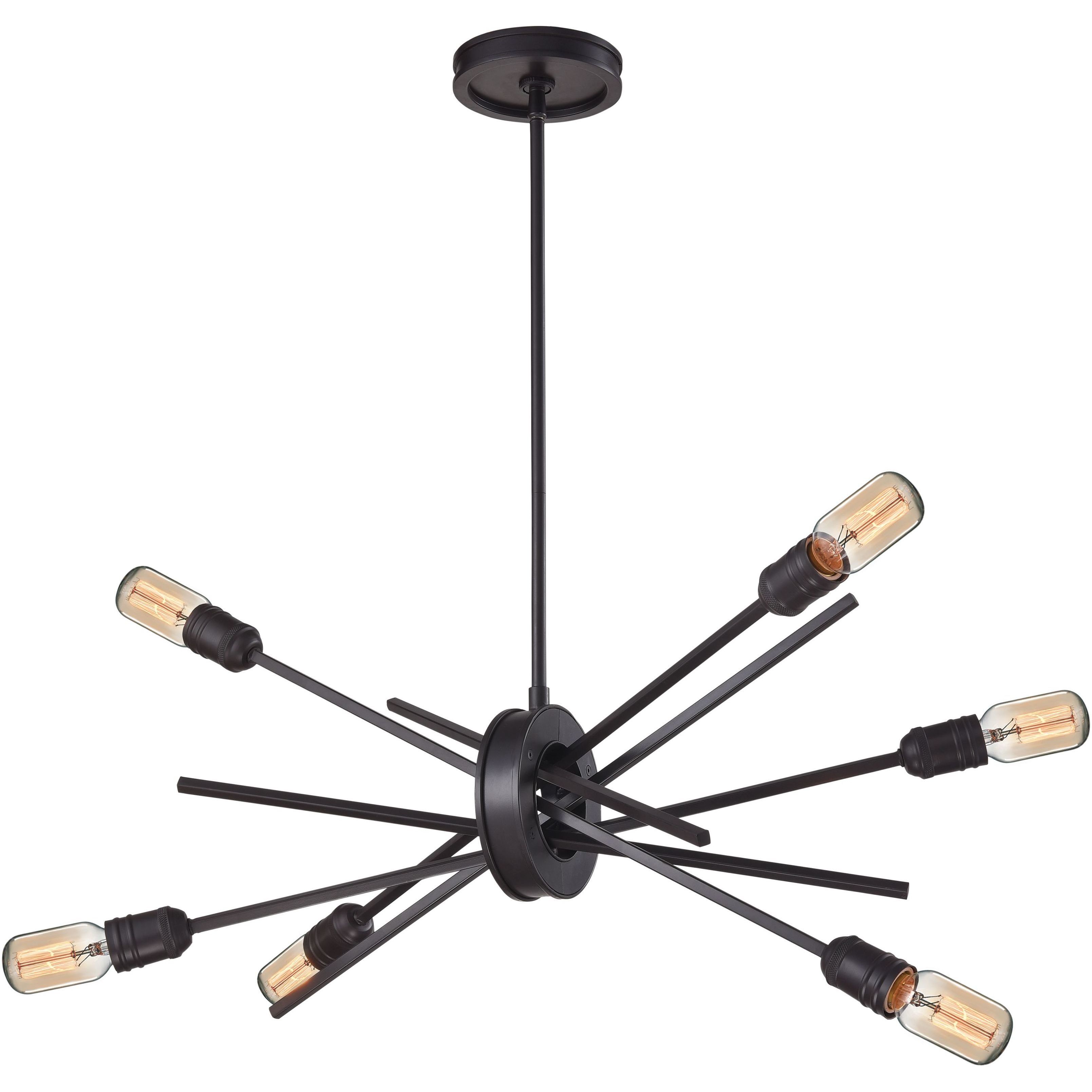 Xenia 6 Light 22 inch Oil Rubbed Bronze Chandelier Ceiling Light