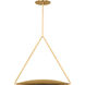 Peter Bristol Cymbal 1 Light 19.80 inch Pendant