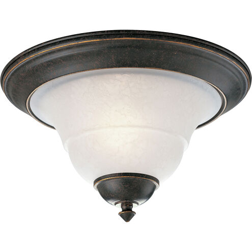 Melbourne 1 Light 12 inch Espresso Flush Mount Ceiling Light
