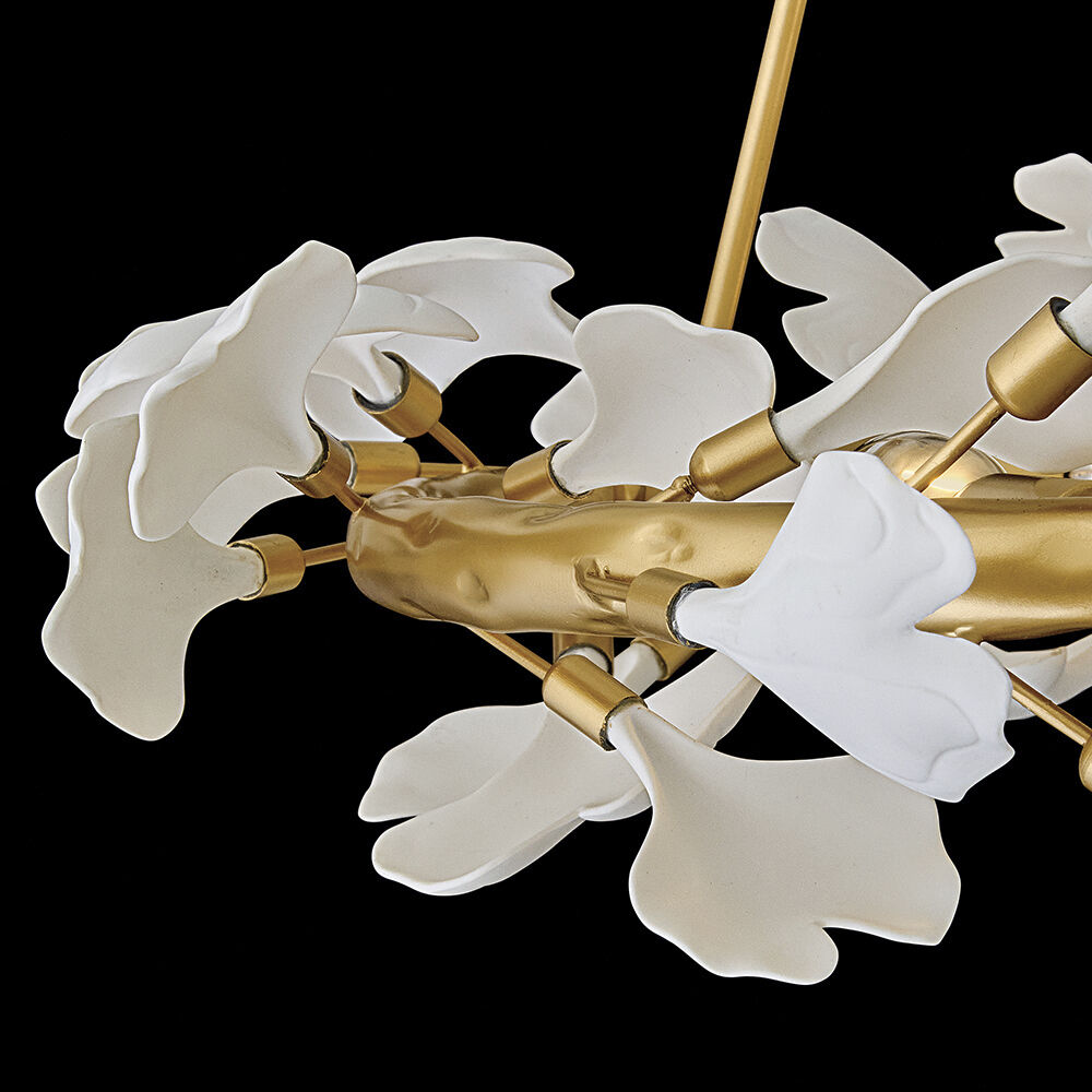 Audra 3 Light 24 inch Deluxe Gold Chandelier Ceiling Light