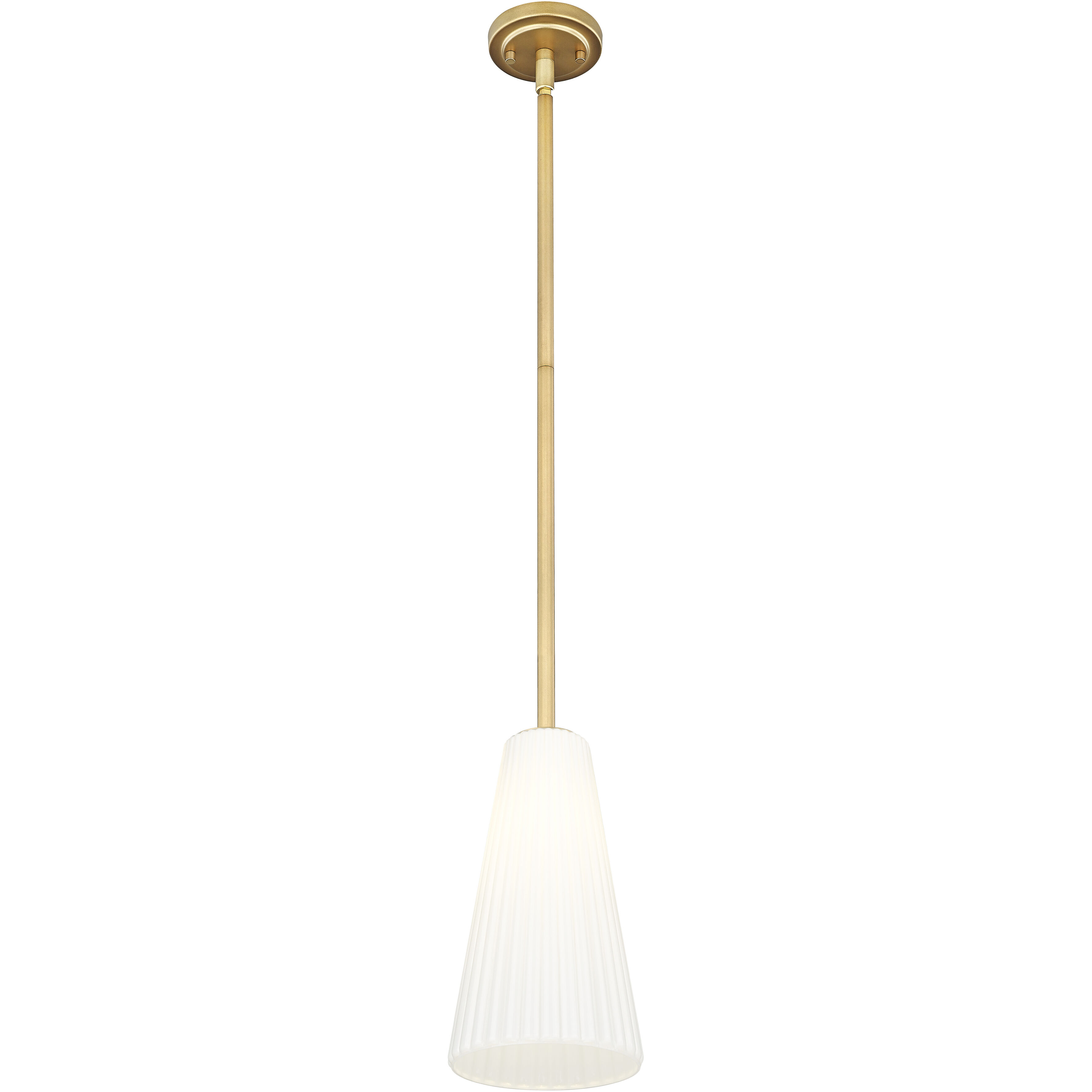 Farrell 1 Light 7.25 inch Modern Gold Pendant Ceiling Light
