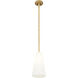 Farrell 1 Light 7.25 inch Modern Gold Pendant Ceiling Light