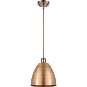 Ballston Dome 1 Light 9 inch Antique Copper Pendant Ceiling Light