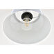 Nota 1 Light 7.9 inch Chrome Pendant Ceiling Light