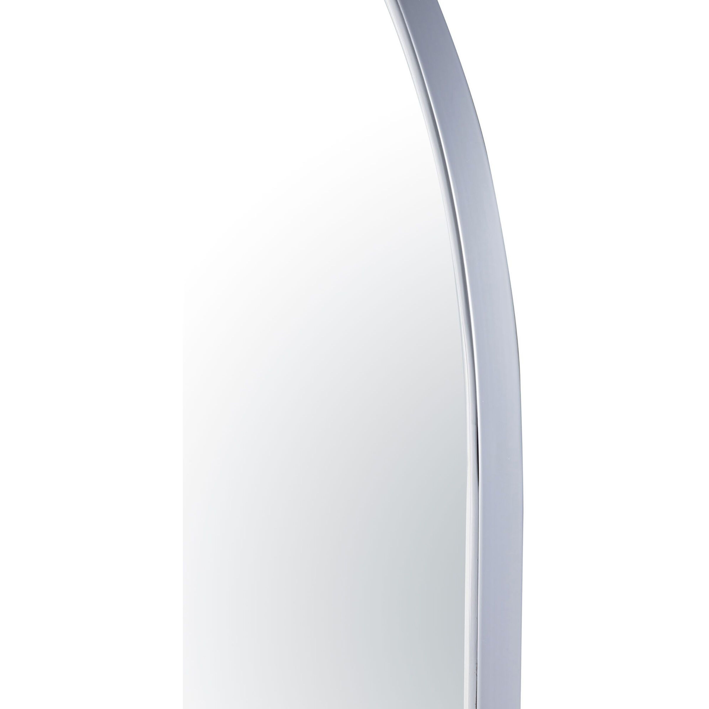 Capsule 60 X 24 inch Chrome Wall Mirror in Painted Chrome