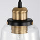Fallon 1 Light 6 inch Aged Brass and Black Pendant Ceiling Light