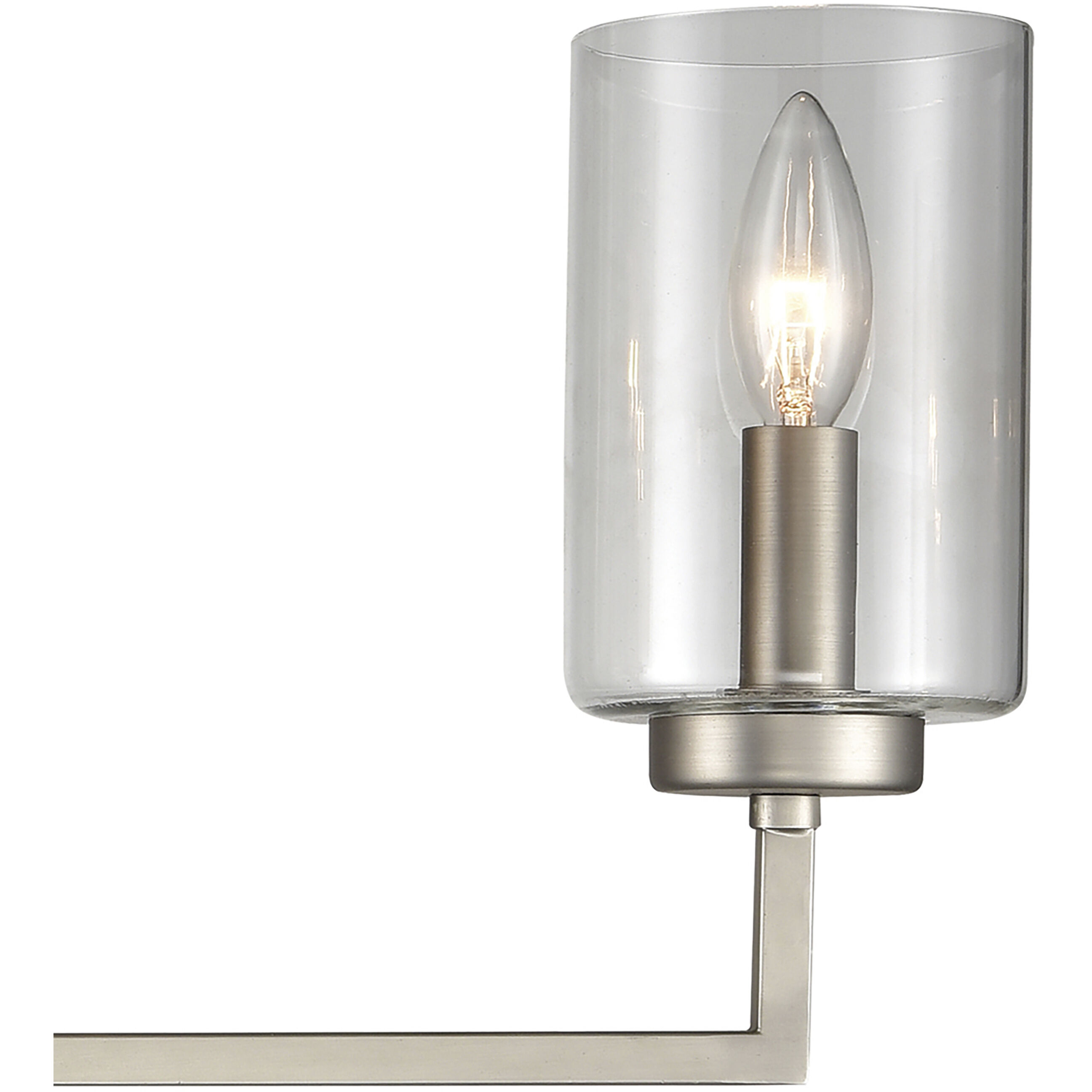 West End 4 Light 29.75 inch Brushed Nickel Vanity Light Wall Light