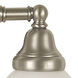 Sheraton 2 Light 15 inch Brushed Nickel Sconce Wall Light