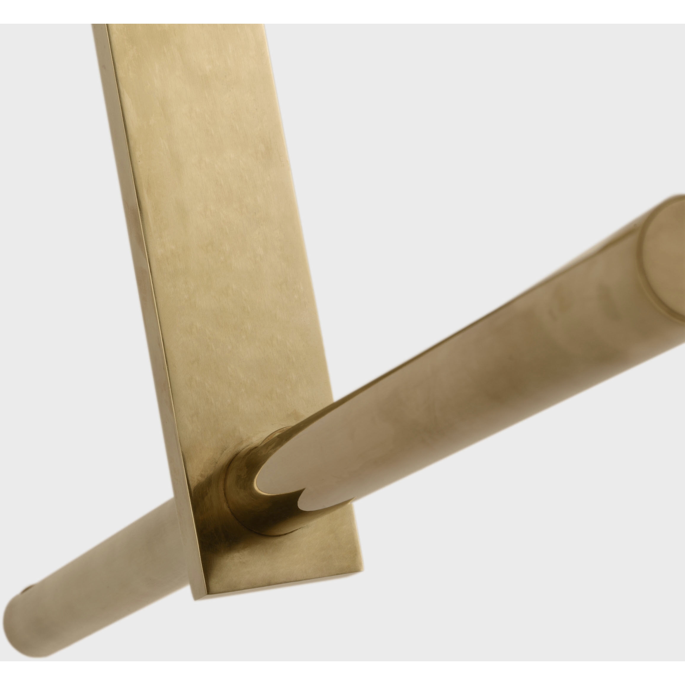 Kelly Wearstler Axis LED 24 inch Antique-Burnished Brass Linear Pendant Ceiling Light