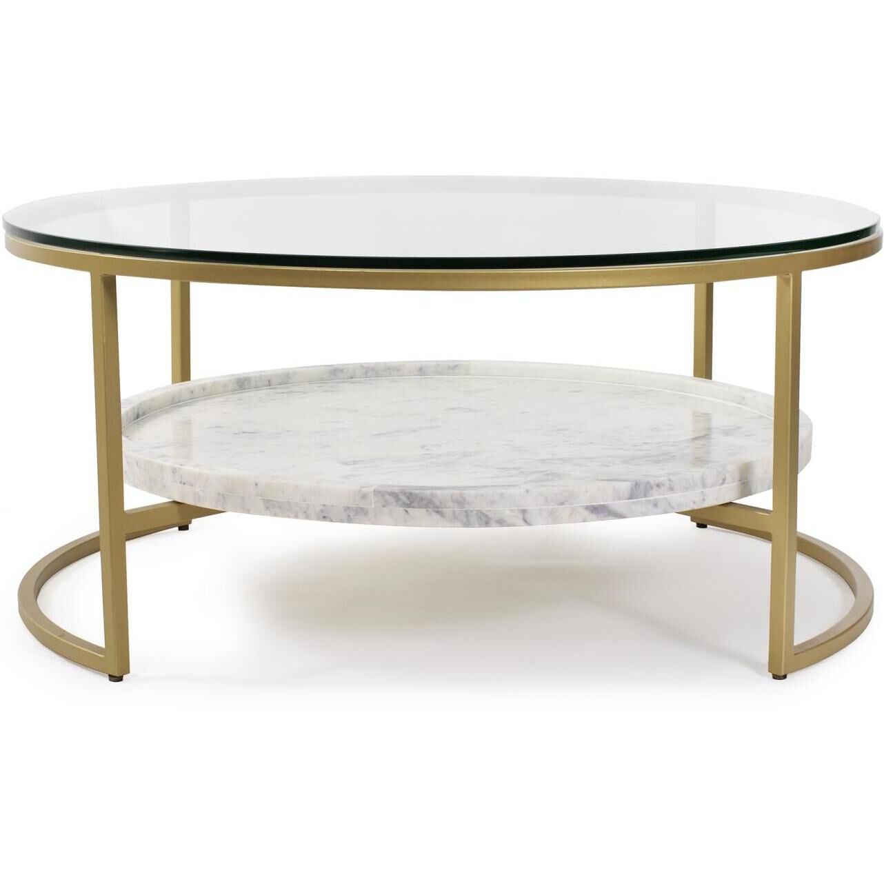 Niccolo 39.38 X 17.75 inch Gold Coffee Table