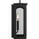 C&M by Chapman & Myers Modesto 1 Light 15.38 inch Textured Black Outdoor Wall Lantern