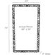 Empire Antique Brass Floor Mirror