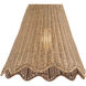 Summer 1 Light 20 inch Natural Outdoor Pendant, Large