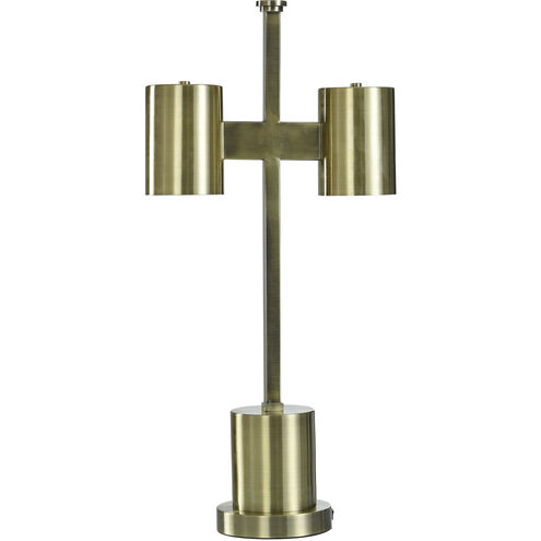 Cais 17 inch 40.00 watt Brass/Brushed Brass Table Lamp Portable Light