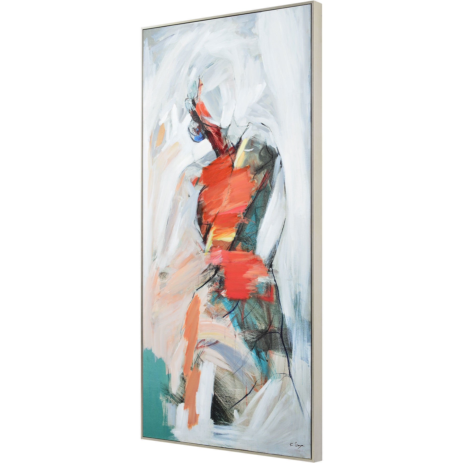 Alya Texture Canvas Art