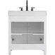 Nathan 30 X 34 inch White Bathroom Vanity Cabinet