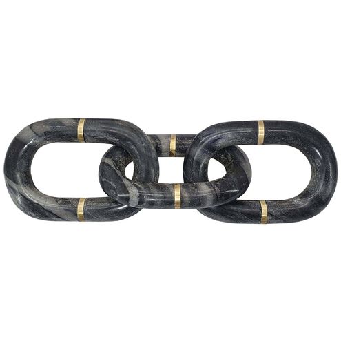 Anita Gray/Brass Marble Chain