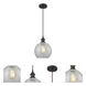 Ballston Athens LED 8 inch Oil Rubbed Bronze Mini Pendant Ceiling Light in Clear Glass, Ballston