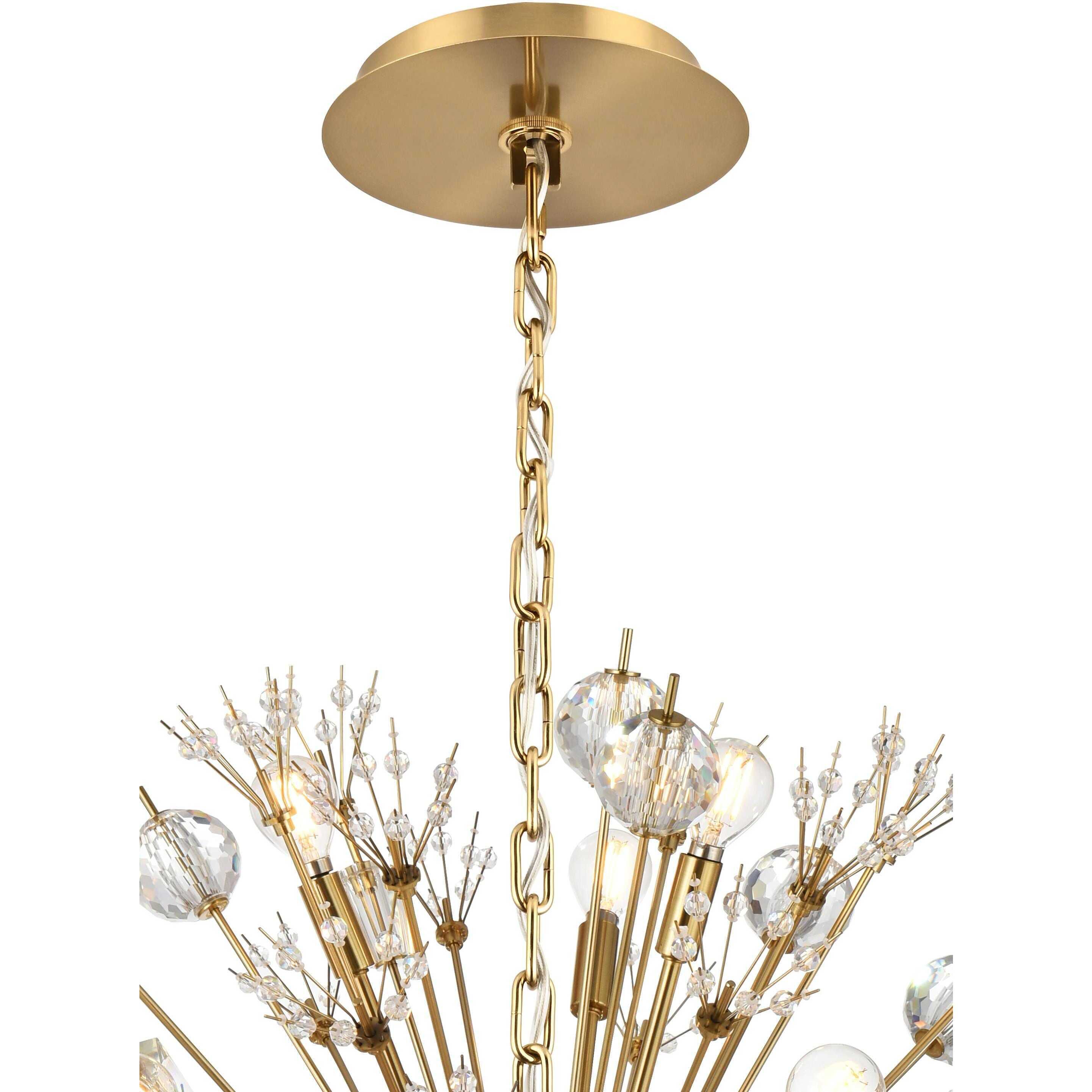 Vera 18 Light 32 inch Gold Pendant Ceiling Light