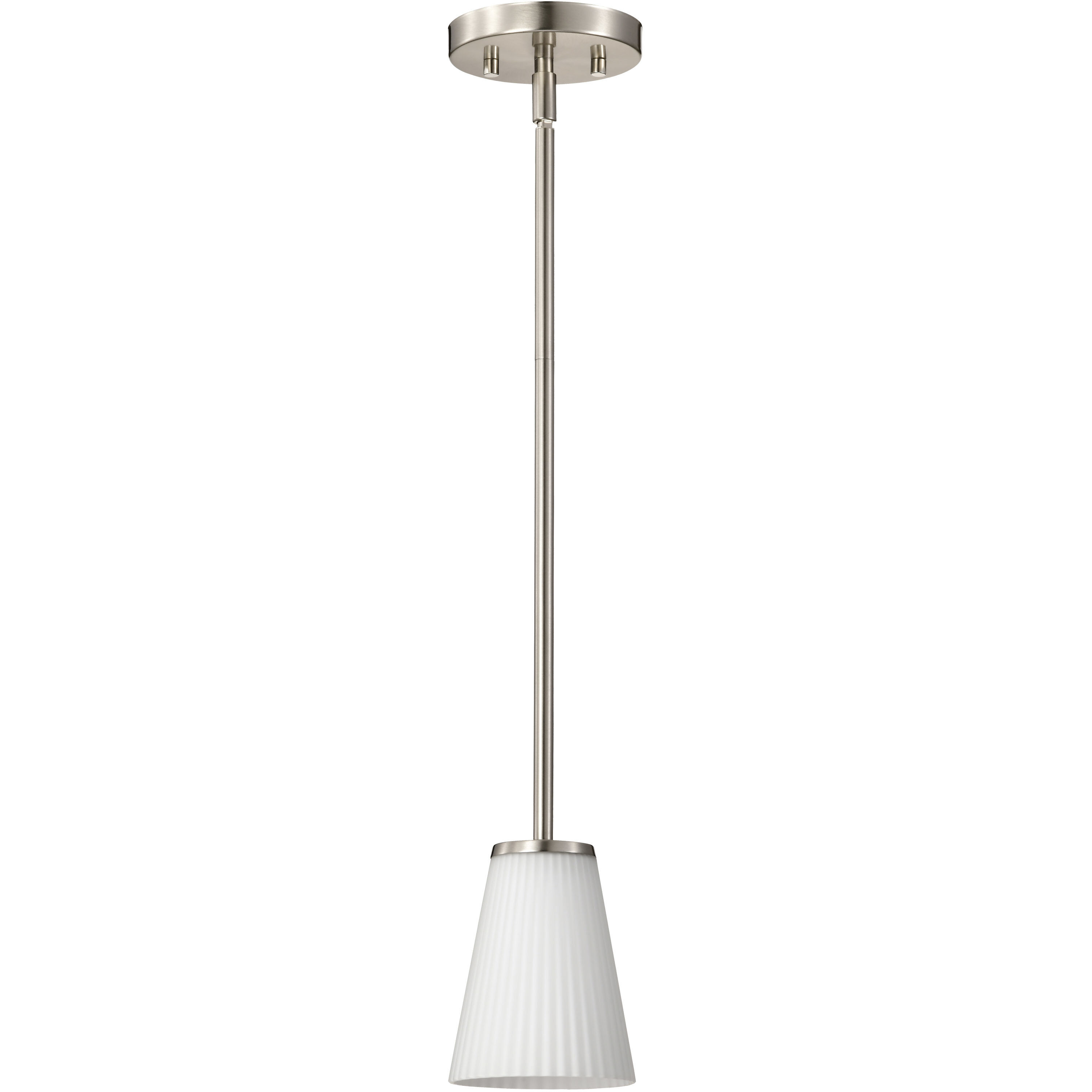 Royale 4.92 inch Brushed Nickel Pendant Ceiling Light