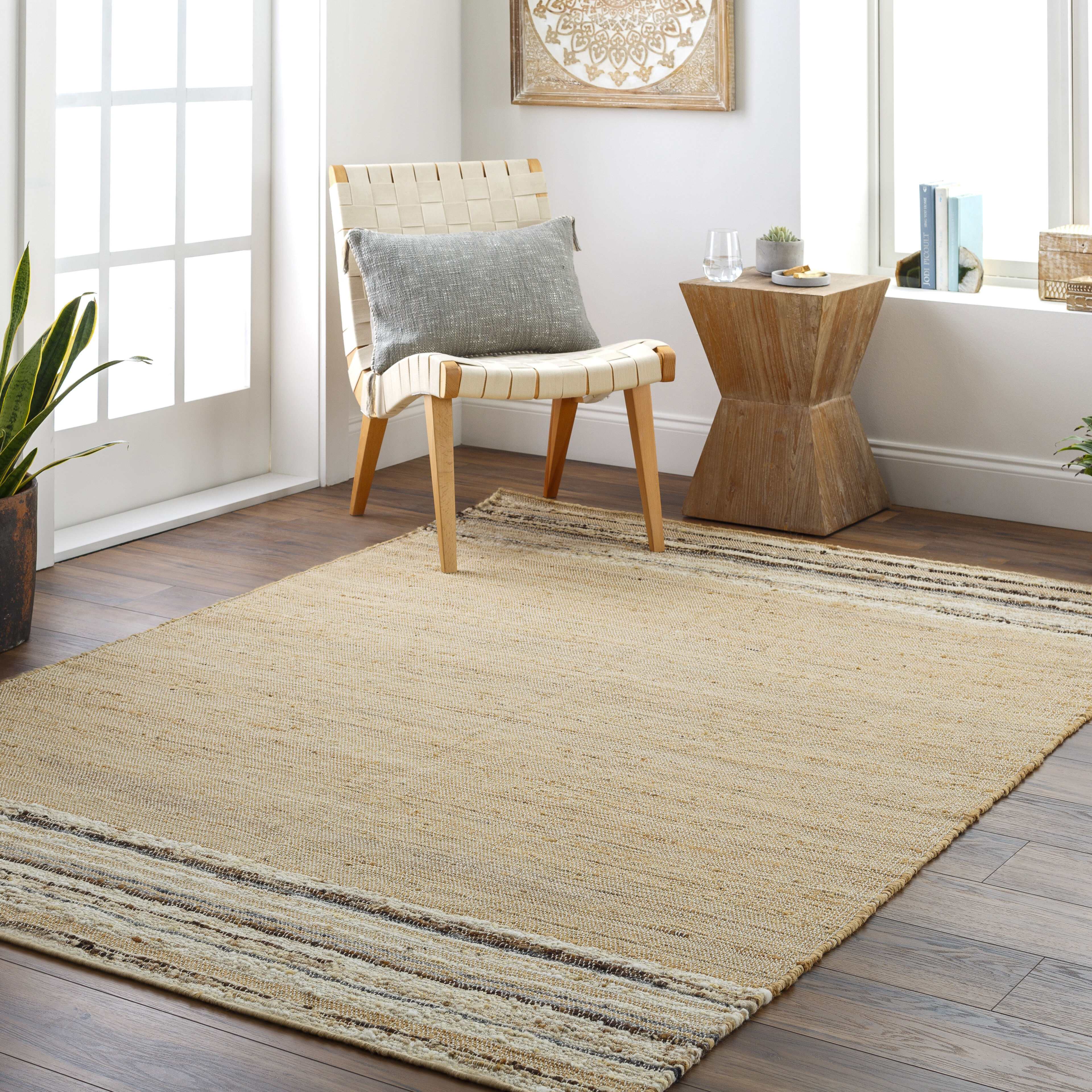 Geneva 96 X 30 inch Tan Rug, Runner