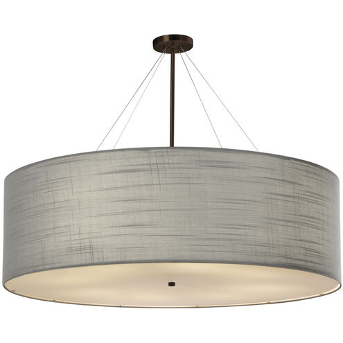 Textile LED 48 inch Dark Bronze Pendant Ceiling Light