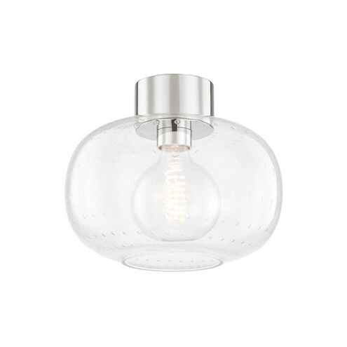 Harlow 1 Light 12 inch Polished Nickel Flush Mount Ceiling Light