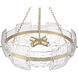 Sinclara 4 Light 24.75 inch Vintage Brass Indoor Pendant Ceiling Light
