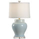 Chelsea House 25 inch 100.00 watt Blue/Clear Table Lamp Portable Light