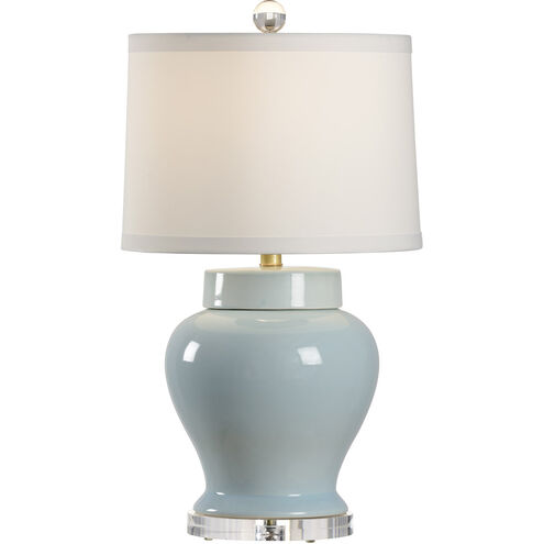 Chelsea House 25 inch 100.00 watt Blue/Clear Table Lamp Portable Light