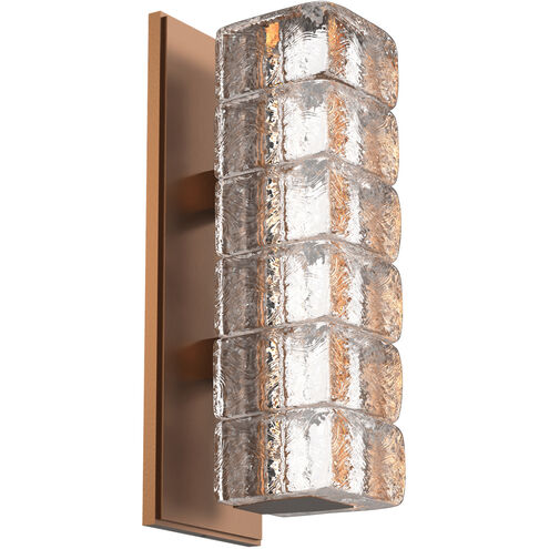 Asscher LED Burnished Bronze Indoor Sconce Wall Light