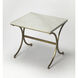 Butler Loft Pamina Travertine 27 X 25 inch Antique Gold Accent Table